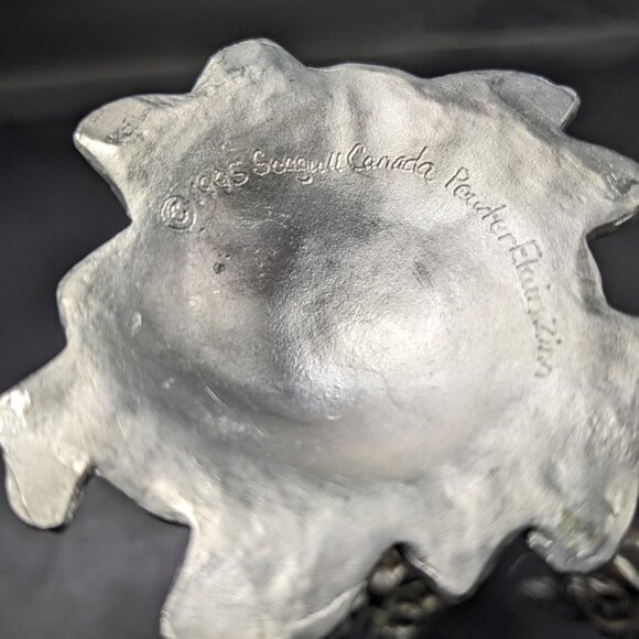 Vintage Seagull Pewter set of 2 wine glasses in box - Picture 4 of 4